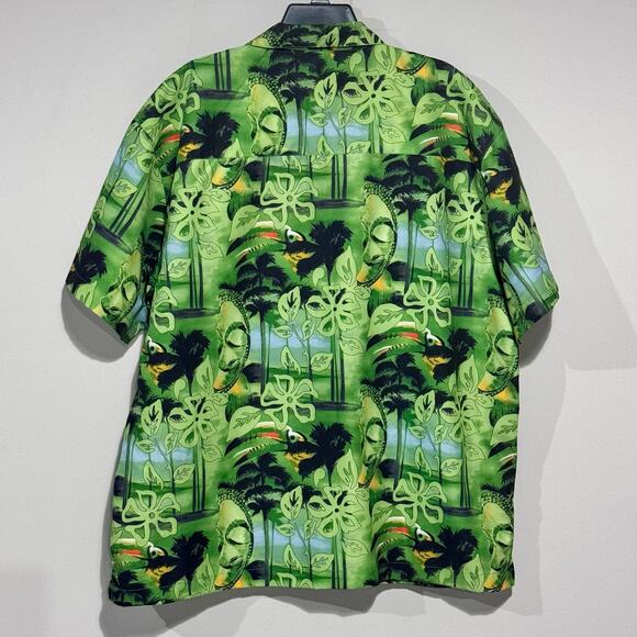 No‎ Boundaries Men's XL Hawaiian Shirt Microfiber Excellent Condition - Picture 7 of 8